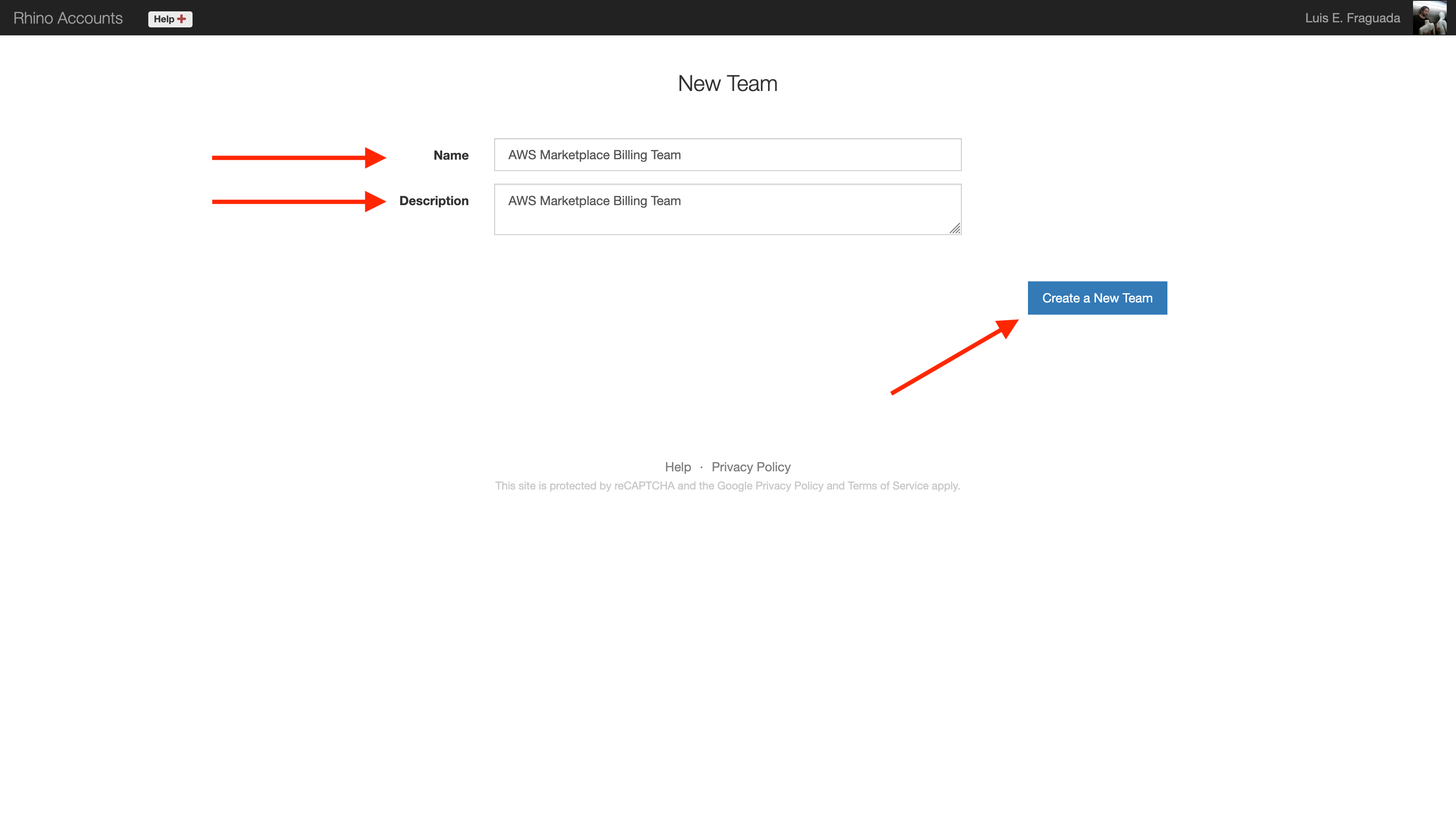 Rhino Accounts, New Team