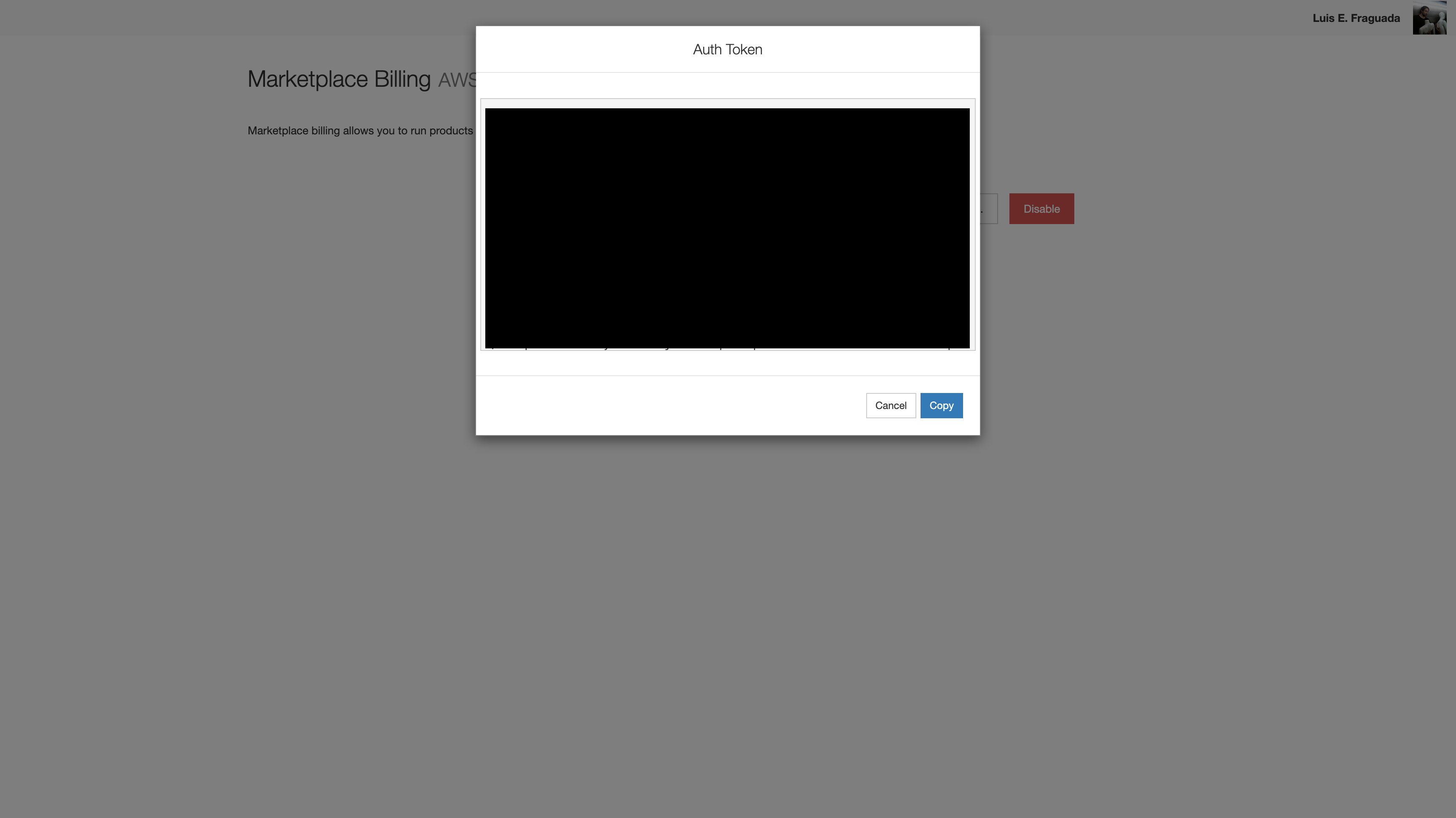 Rhino Licensing, Marketplace Billing authentication token