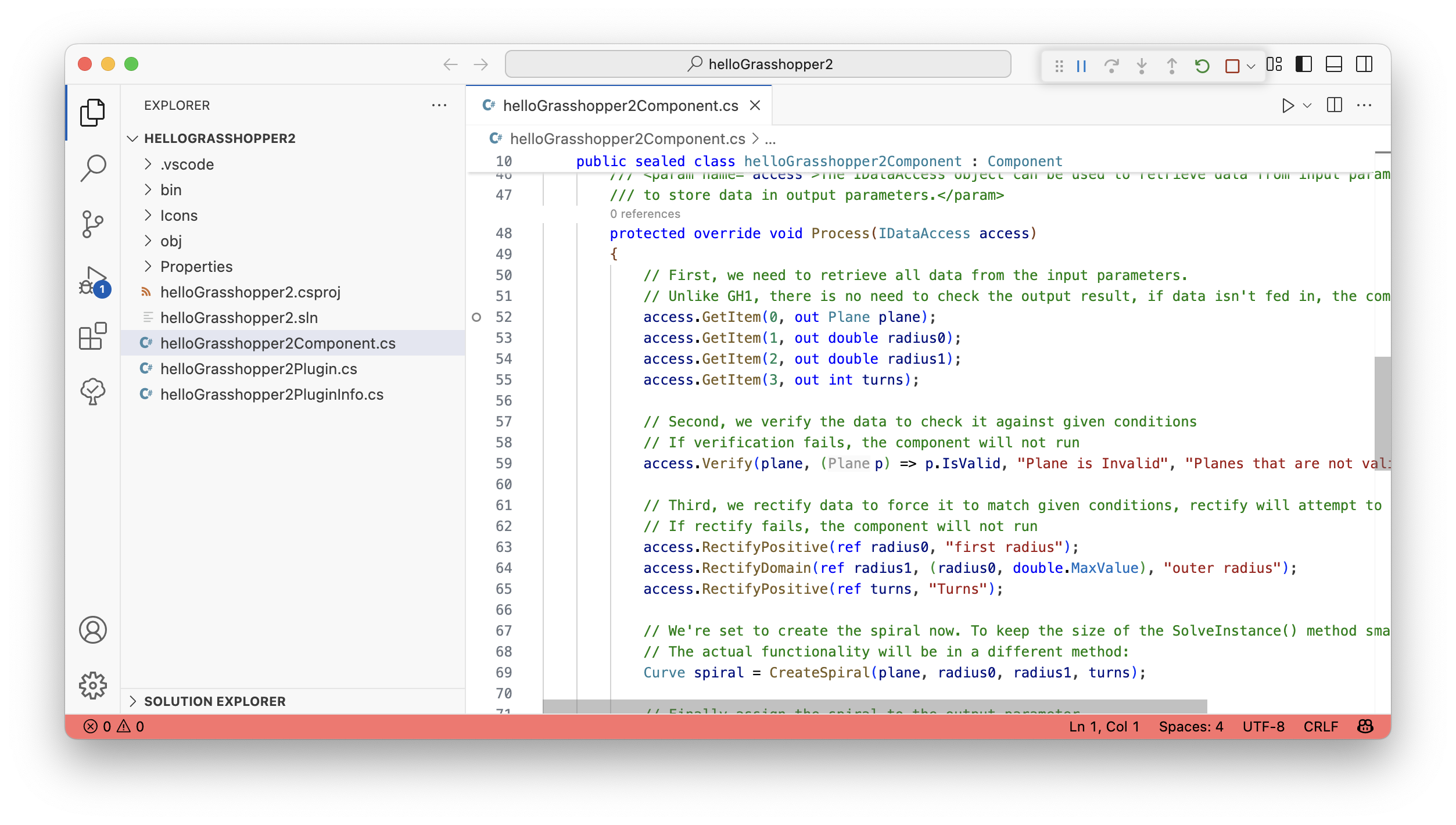 Set a breakpoint