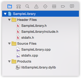 SampleLibrary on macOS