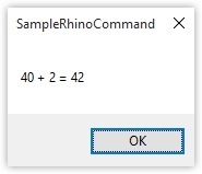 SampleRhino plugin test